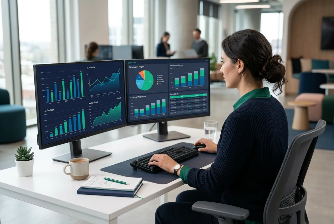Market research data analytics and investment assessment